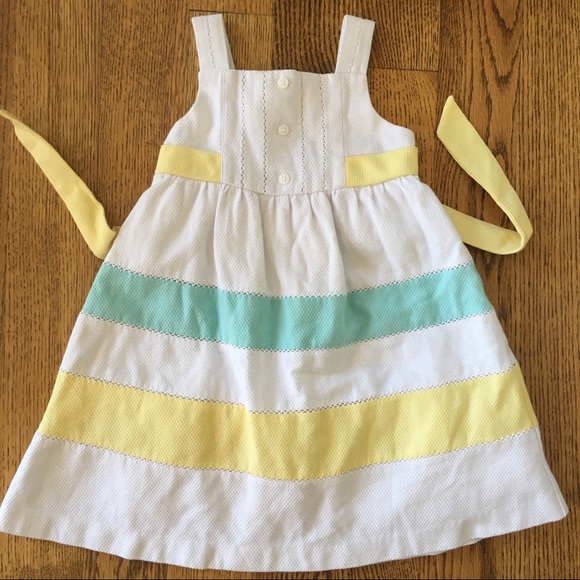 Robe De Fête Pâques Janie & Jack Pour Fille - Taille 5 - Dos Ouvert Avec Noeud - Occasion